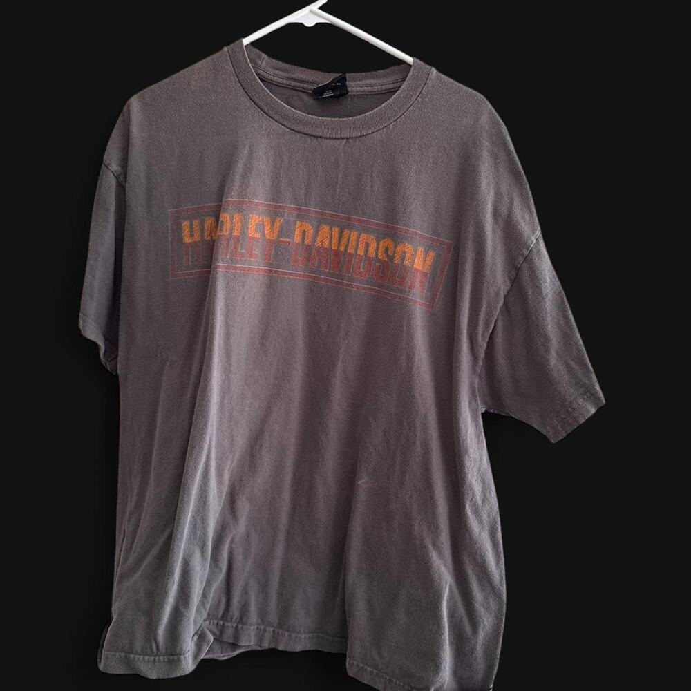 Harley davidson gray t shirt